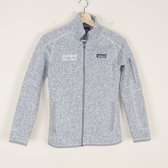 Patagonia Better Sweater Full Zip Fleece Gray Jacket Womens Sz XS Branded - Picture 1 of 9